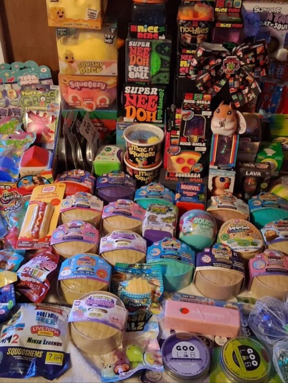 10pc Mystery Box Smushers Needoh Rms Dumpling Squishy Jumbo Sugar Swap Rare